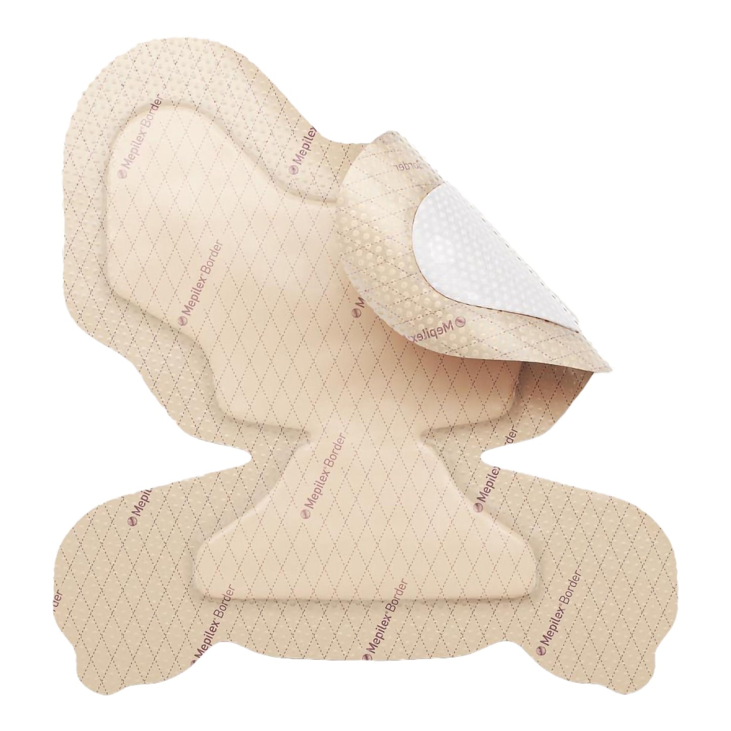 DRESSING, MEPILEX BORDER HEEL 22X23CM (10/BX 3BX/CS)