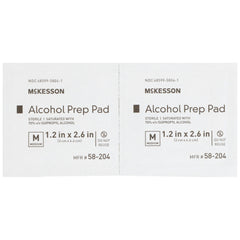 PAD, ALCOHOL PREP STR MED (200/BX 20BX/CS)