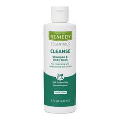 SHAMPOO/BODY WASH, GEL REMEDY ESSENTIALS 8OZ (36/CS)