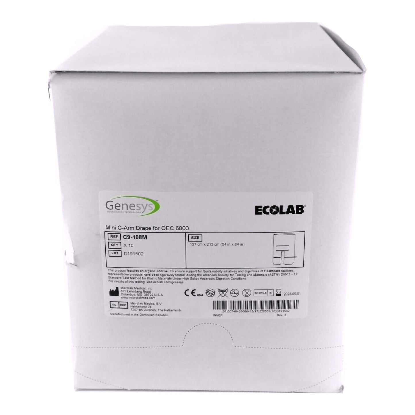 DRAPE, MINI C-ARM F/OE6800 54X84 (20/CS) MICRTK