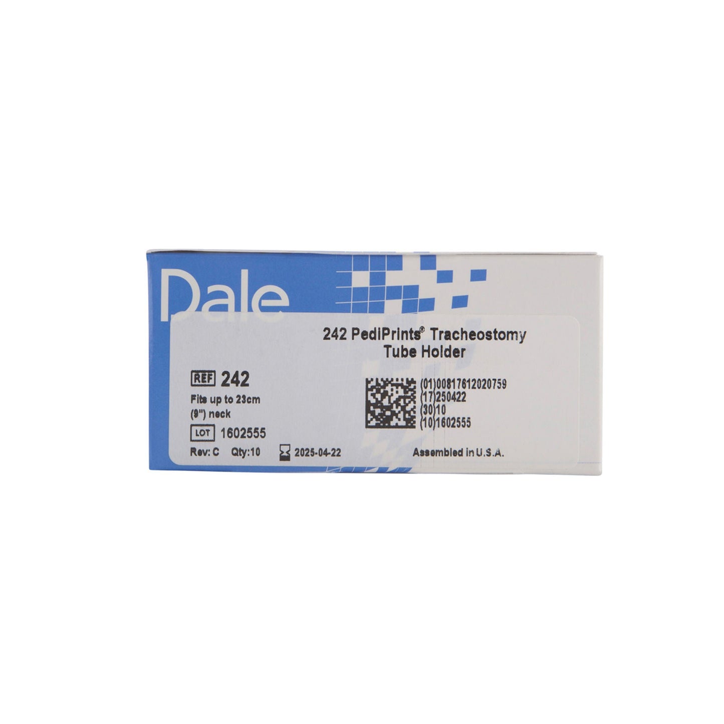 TRACH HOLDER, NEONATE 9" (10/BX)