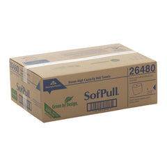 TOWEL, ROLL PPR SOFPULL HRDWNDBRN 1PLY (6/CS)