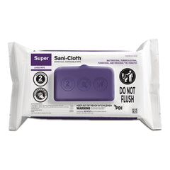 WIPE, GERMICIDAL SUPER SANI-CLOTH SFT PAK DISP (80/PK 9PK/CS