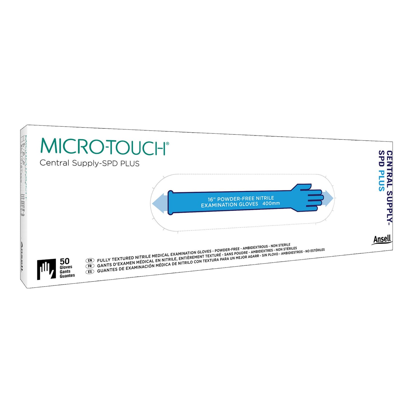 GLOVE, DECONTAM BIOHAZ LF NITRILE LG DISP (50/BX 10BX/CS)