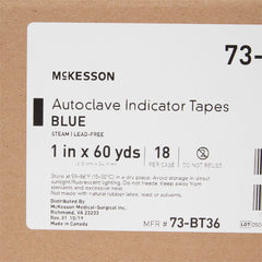 TAPE, INDICATOR BLU STM 1" (18/CS)