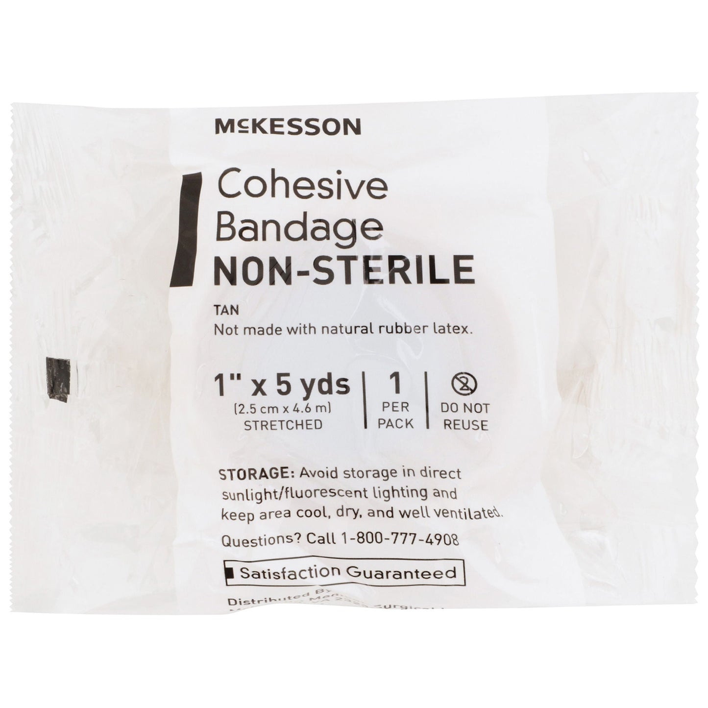 BANDAGE, COHESIVE N/S LF TAN 1" (30/CS)