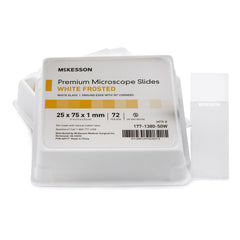SLIDE, MICRO FROSTED WHT 25X75MM (72/BX 20BX/CS)