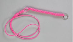 KEEPER, KEY NECK COIL NEON PNK