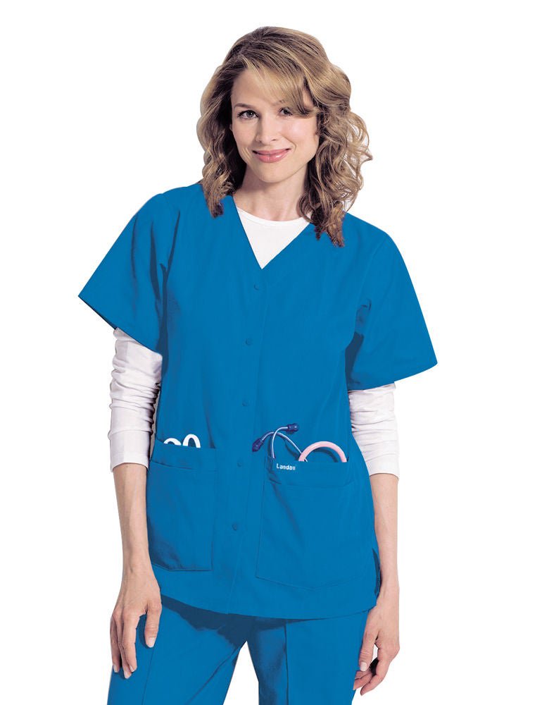 TOP, TUNIC V-NECK BLK LG "BKP"