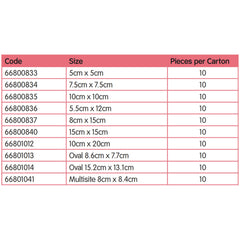 DRESSING, ALLEVYN BRDR LT 4X4"(10/BX 6BX/CS)