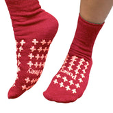 SOCKS, NON-SKID RED POSEY
