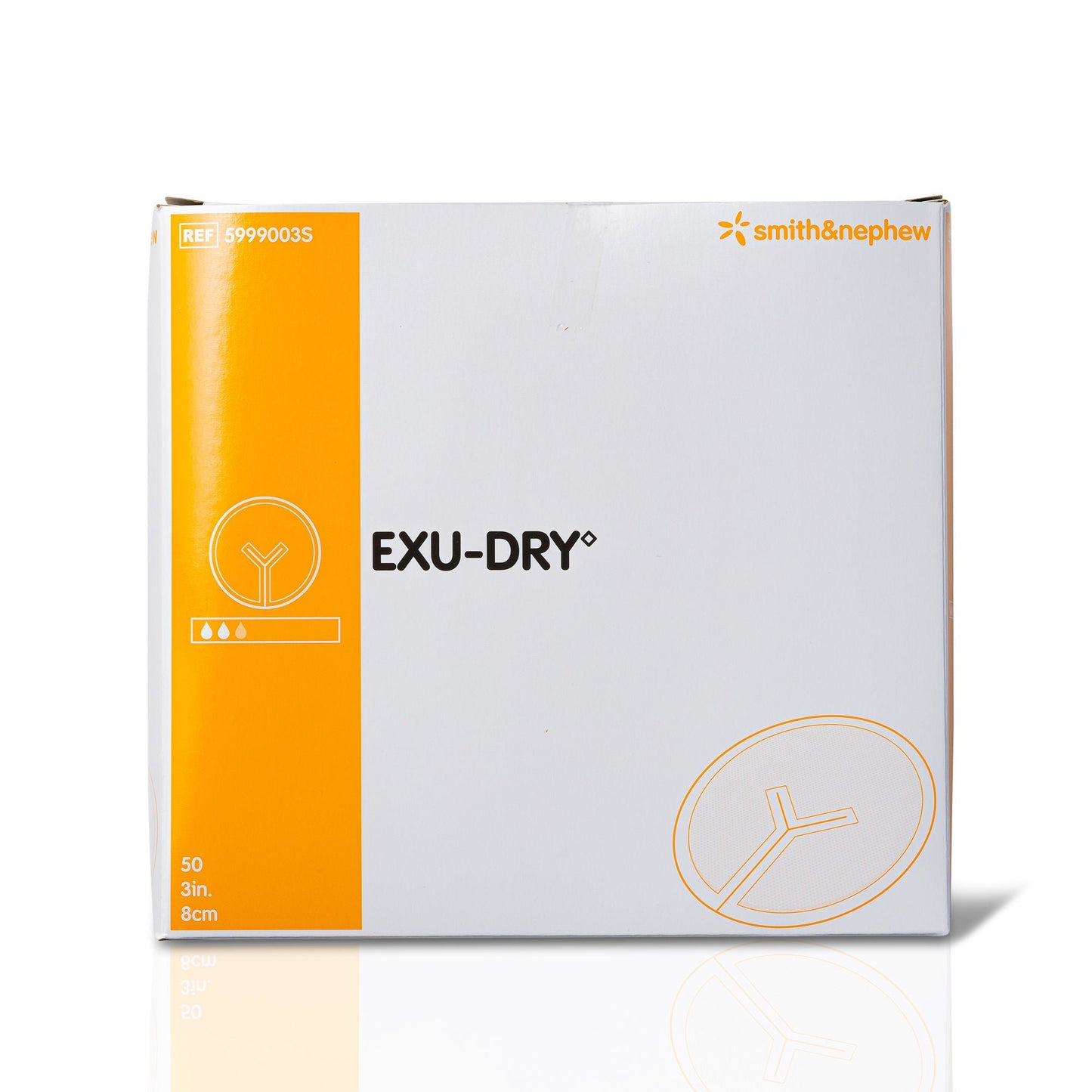 DRESSING, EXUDRY SLIT TU 3" (50/BX 2BX/CS) EC