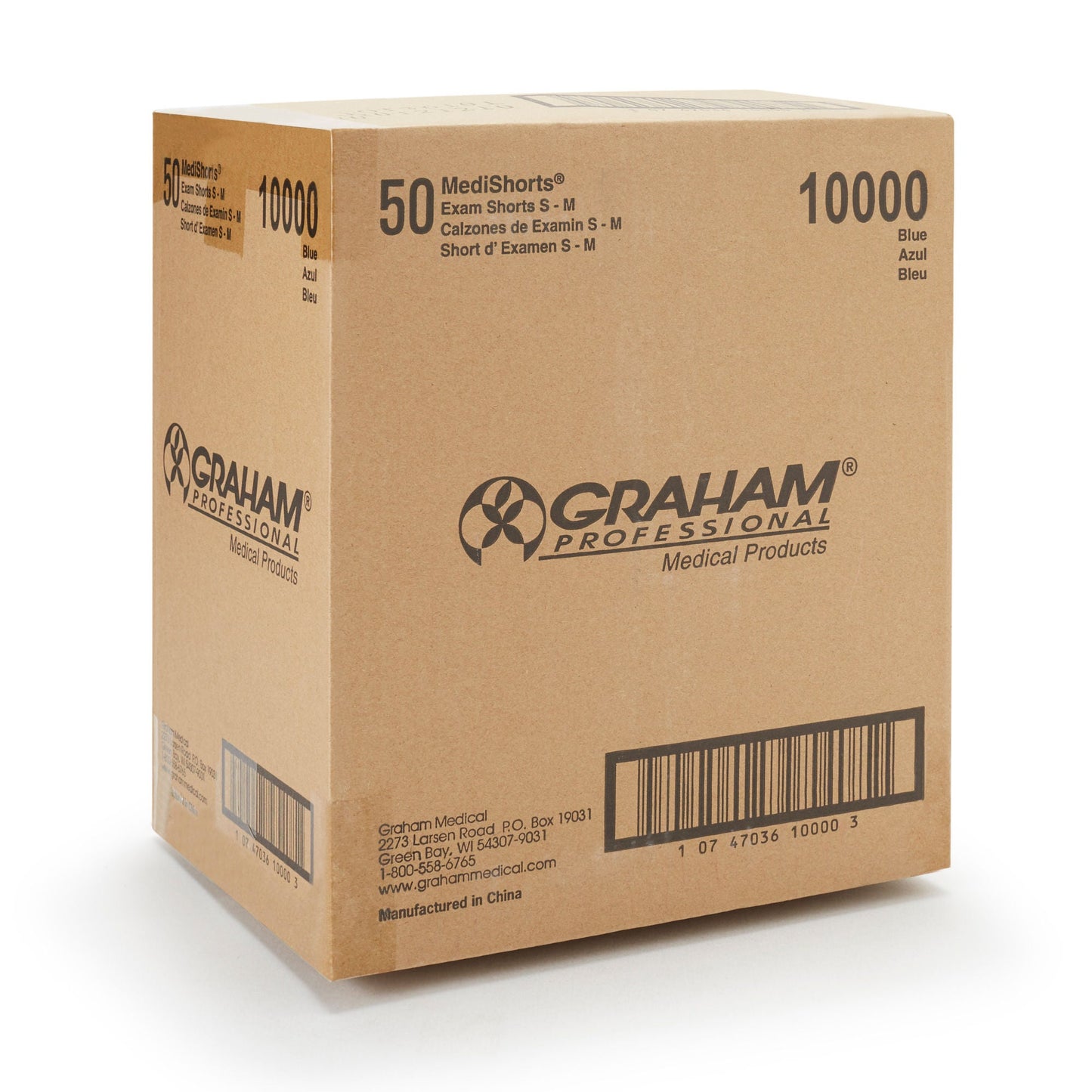 SHORT, EXAM DISP SM/MED 18"-44" (50/CS)