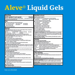 ALEVE, CAP LIQ GEL 220MG (50/BT)