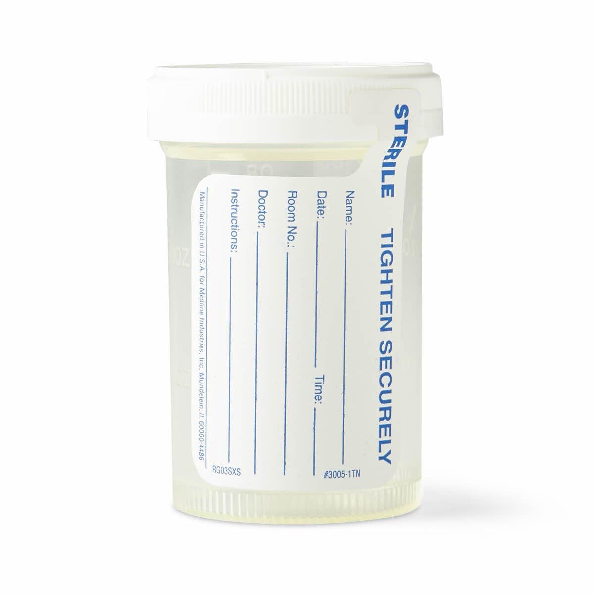 CONTAINER, SPCMN PNEUMATIC TU SYS STR 3OZ (400/CS)