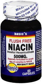 NIACIN, CAP 500MG (60/BT)