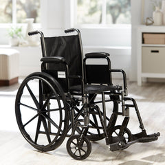 WHEELCHAIR, DDA SF 16" 250LBS