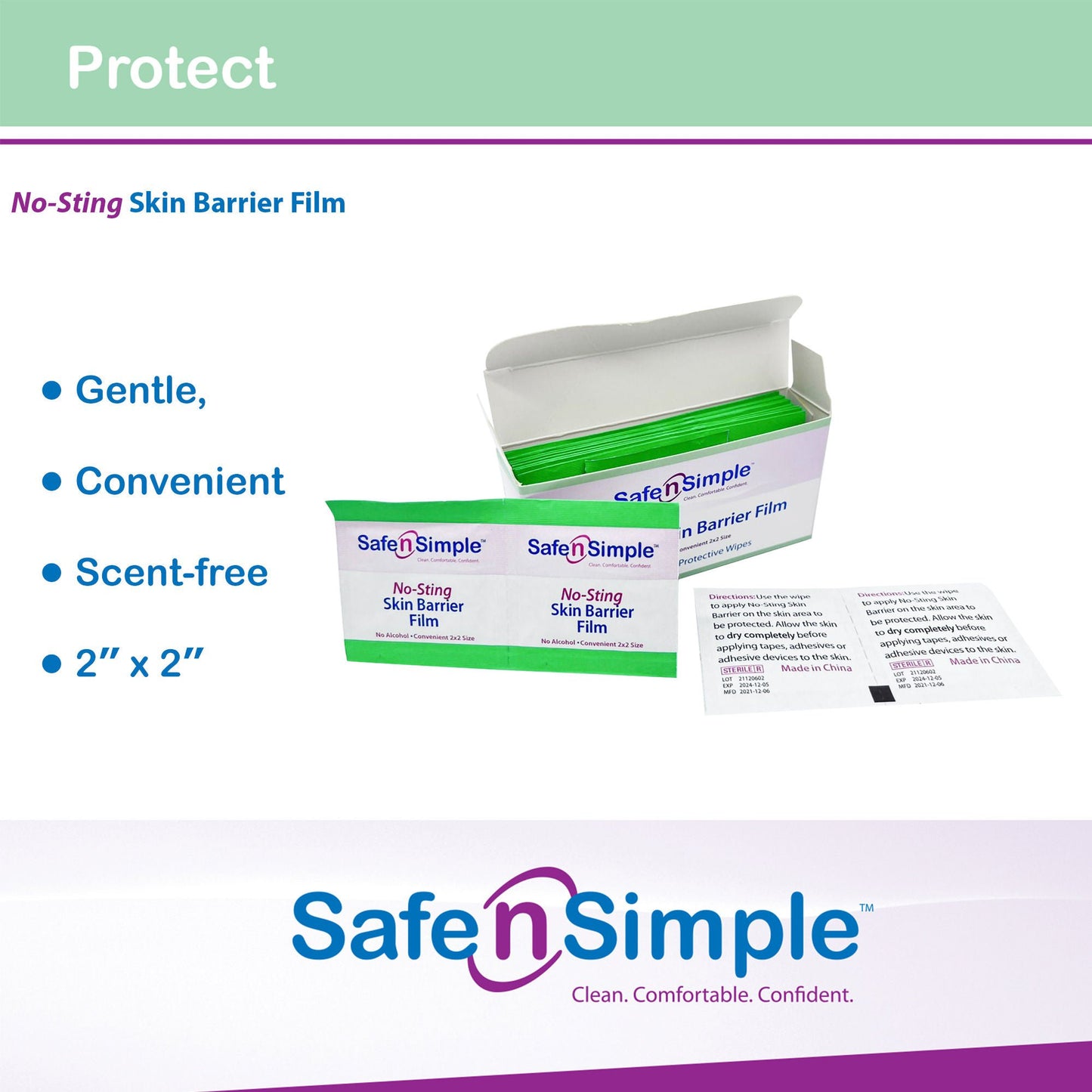 WIPE, SKN BARR NO STING (25/BX100BX/CS)