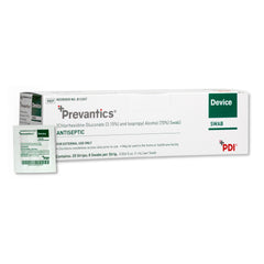SWAB, DEVICE PREVANTICS ANTISEPTIC 1ML (160/BX 10BX/CS)