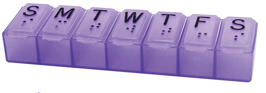 HOLDER, PILL MED 7DAY (144/CS)APXCRX