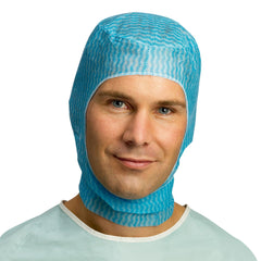 HOOD, SURG TUCK BLU OSFM (100/BX 5BX/CS)