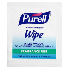 WIPE, HAND SANITIZING PURELL (1/PK 1000PK/CS)