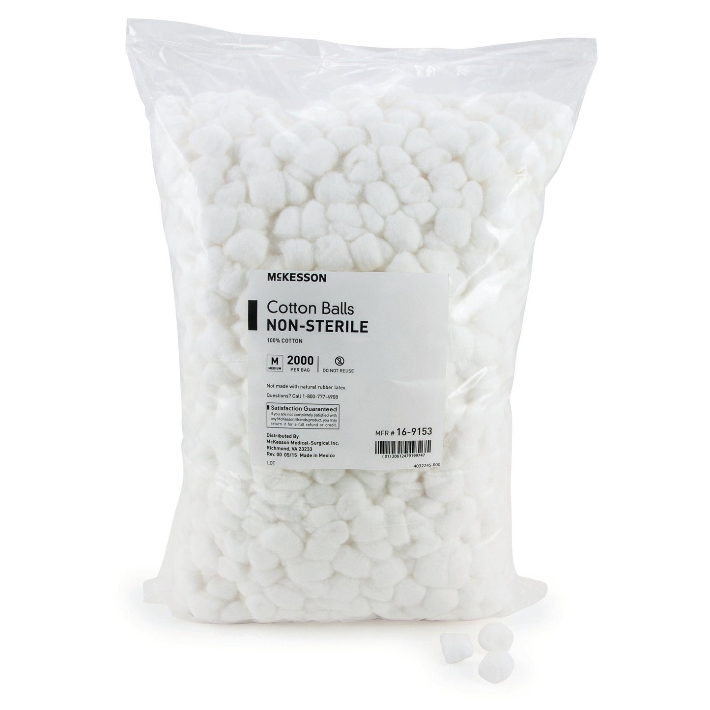 COTTON BALL, MED N/S (2000/BG 2BG/CS)