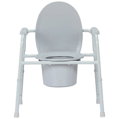 COMMODE, N/FLD STL FRAME 350LBS (4/CS)