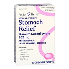 STOMACH RELIEF, TAB FT SM CHEWREG 262MG (30/CT)