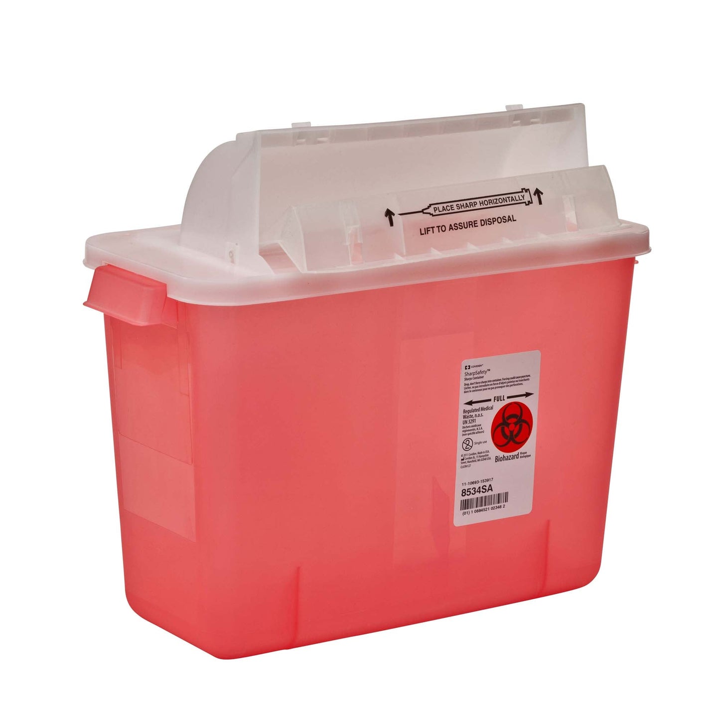 CONTAINER, SHARPS RED 2GL (10/CS)
