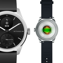 SMARTWATCH, HEART HEALTH HYBRID SCANWATCH 2 BLK 42MM