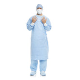 GOWN, SURG AERO PERFORMANCE 2XLG XLNG W/TWL BLU STR (30/CS)