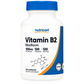 VITAMIN B2, CAP RIBOFLAVIN 100MG (120/BT 12BT/CS)