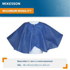 CAPE, EXAM MAMMO PONCHO W/SNAPS 4XLG (50/CS)