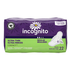 PAD, INCOGNITO ULTRA THIN WINGREGULAR (22/PK 8PK/CS)