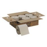 TOWEL, ROLL PPR SOFPULL HRDWNDBRN 1PLY (6/CS)