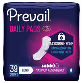 PAD, INCONT PREVAIL LNG MAX (39/PK 4PK/CS)