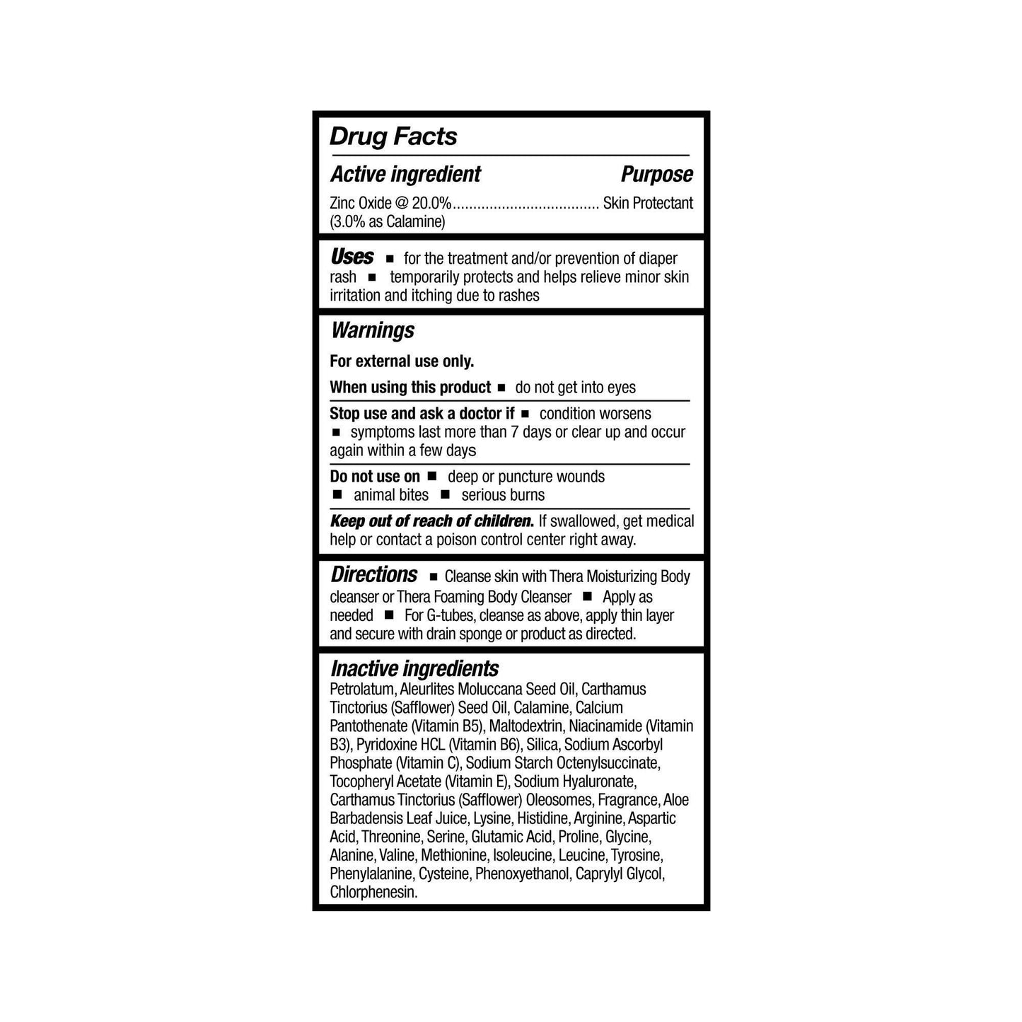 SHIELD, BODY THERA CALAZINC 4OZ (12/CS)