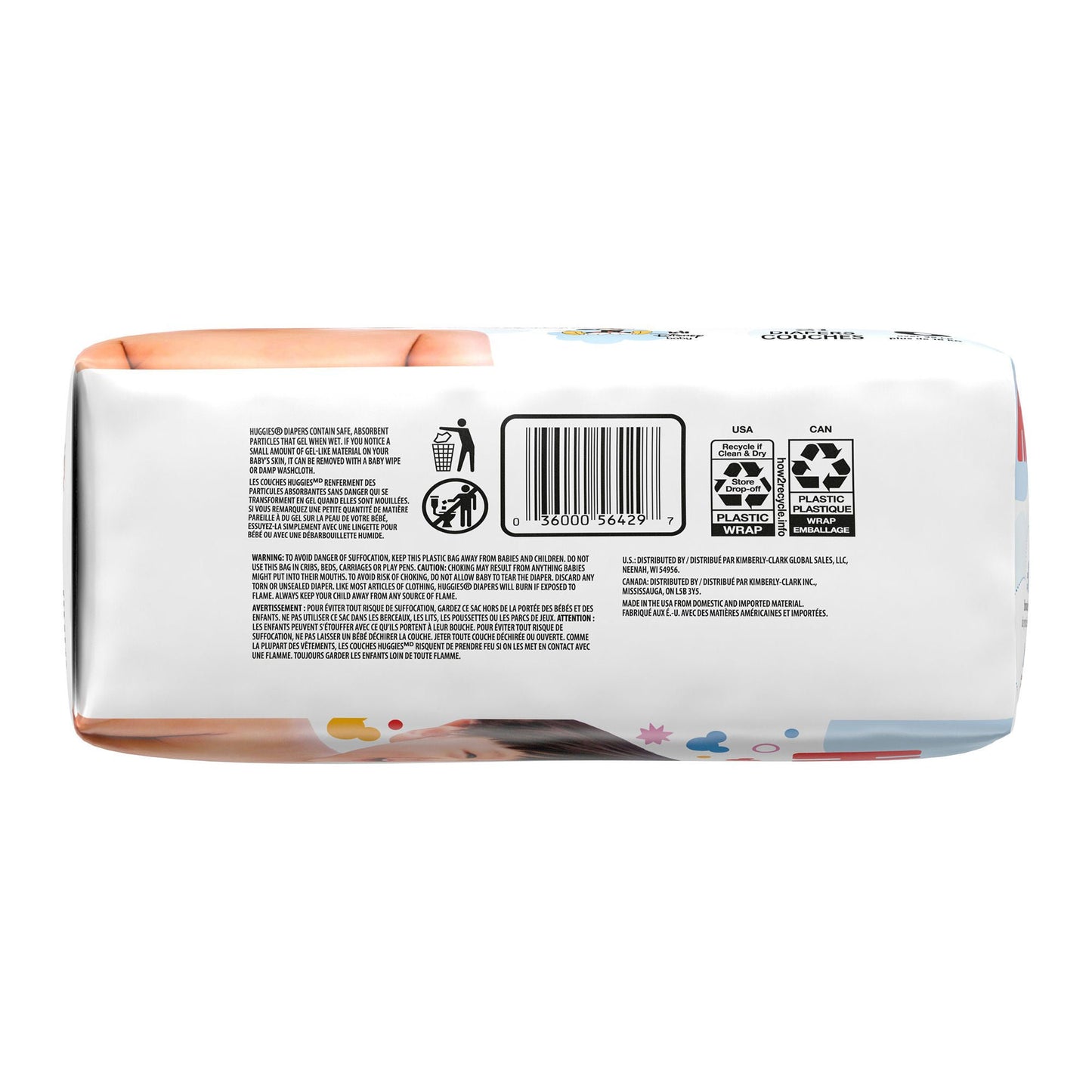 DIAPER, HUGGIES SNUG&DRY JUMBOPK SZ6 (21/PK 4PK/CS)