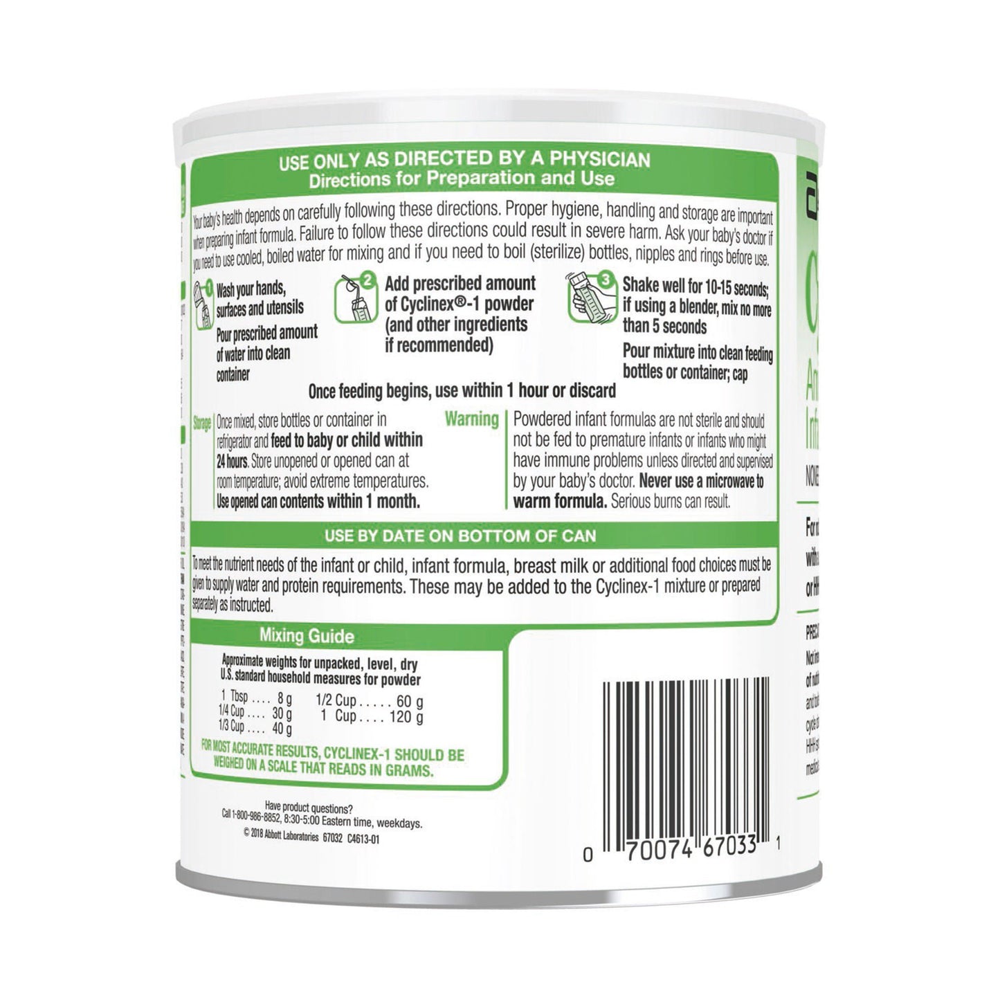 CYCLINEX-1, PDR UNFLAV 14.1OZ (6/CS)