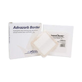DRESSING, WOUND ADVAZORB BORDER STR FM 6"X6" (10/BX)