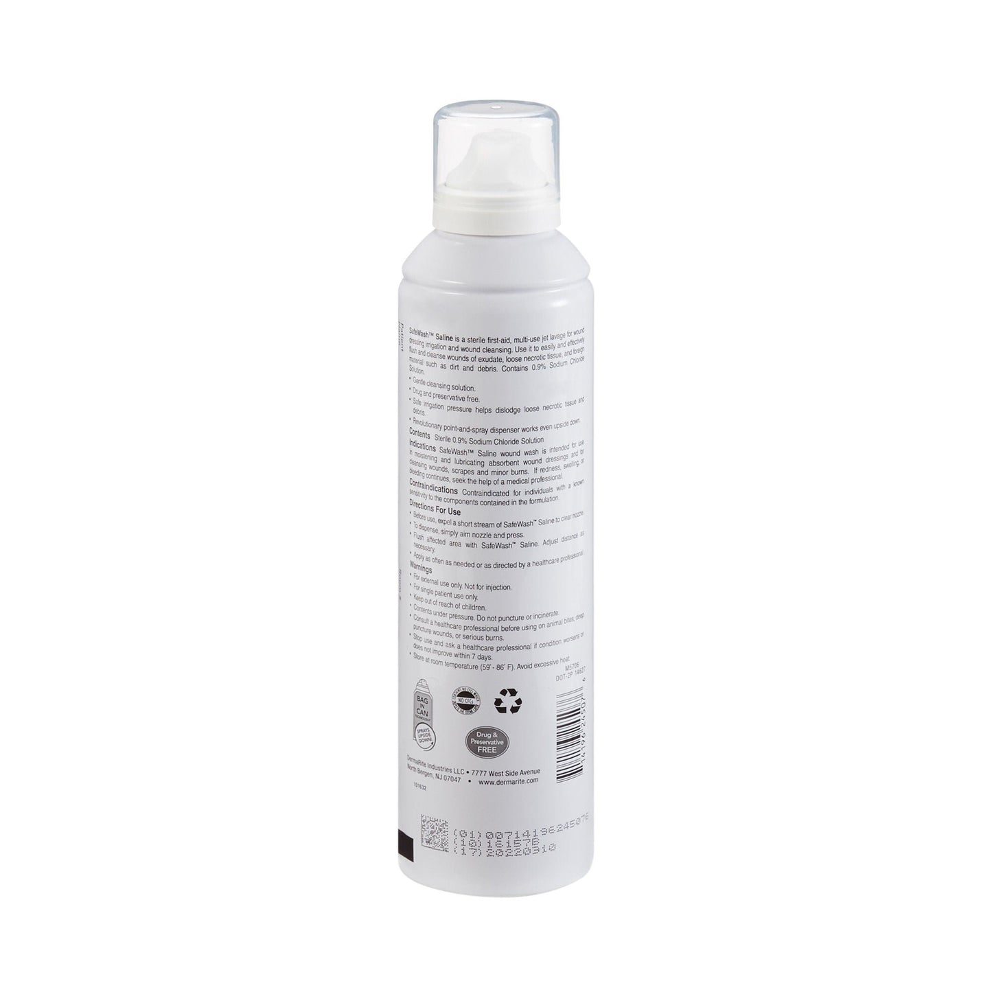 CLEANSER, WND SALINE WASH STR 7.1OZ (12/CS)