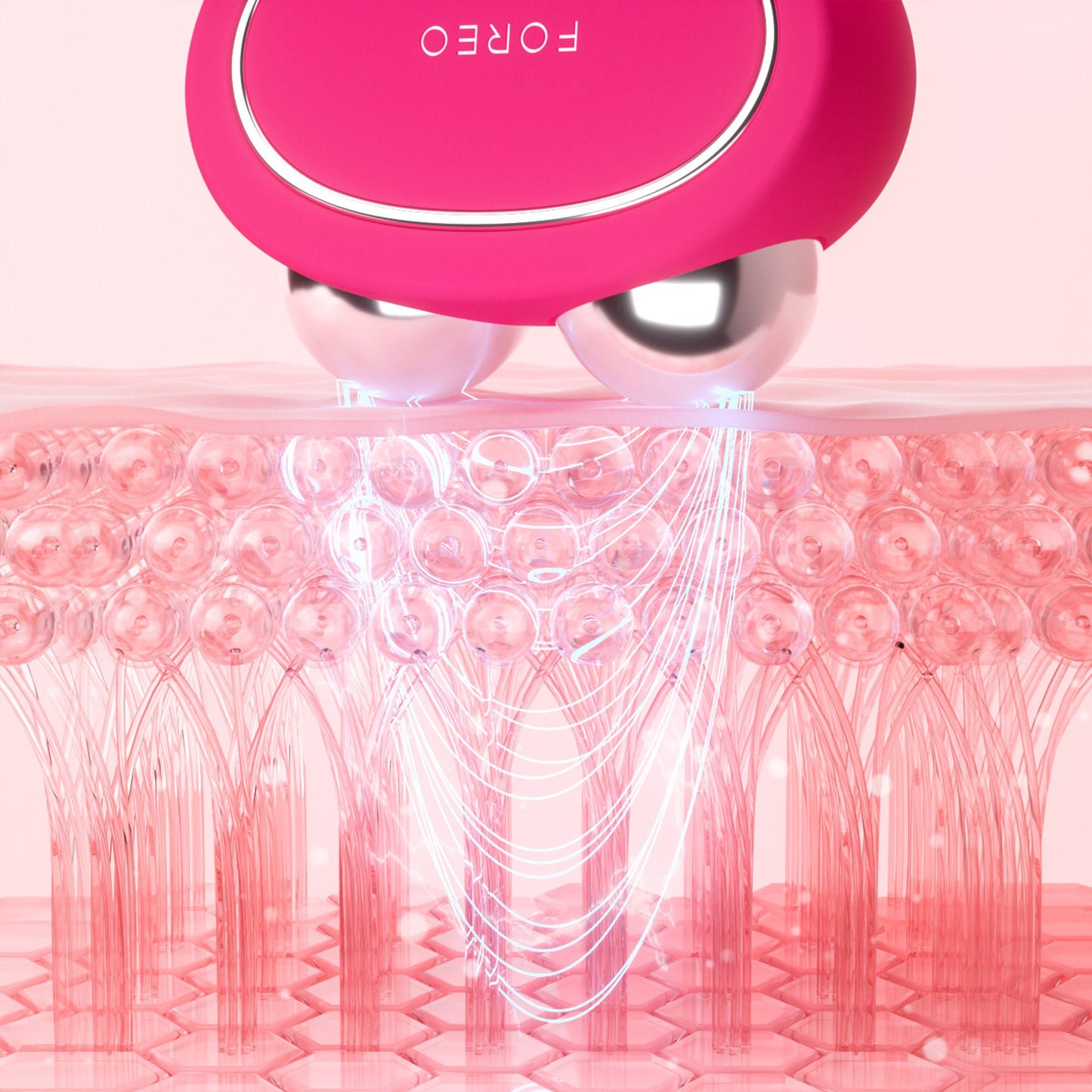DEVICE, MICROCURRENT BEAR 2 TONING SCULPTING TOOL FUCHSIA