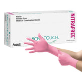 GLOVE, EXAM NTRL LG N/S CHEMO PNK (100/BX 10BX/CS)
