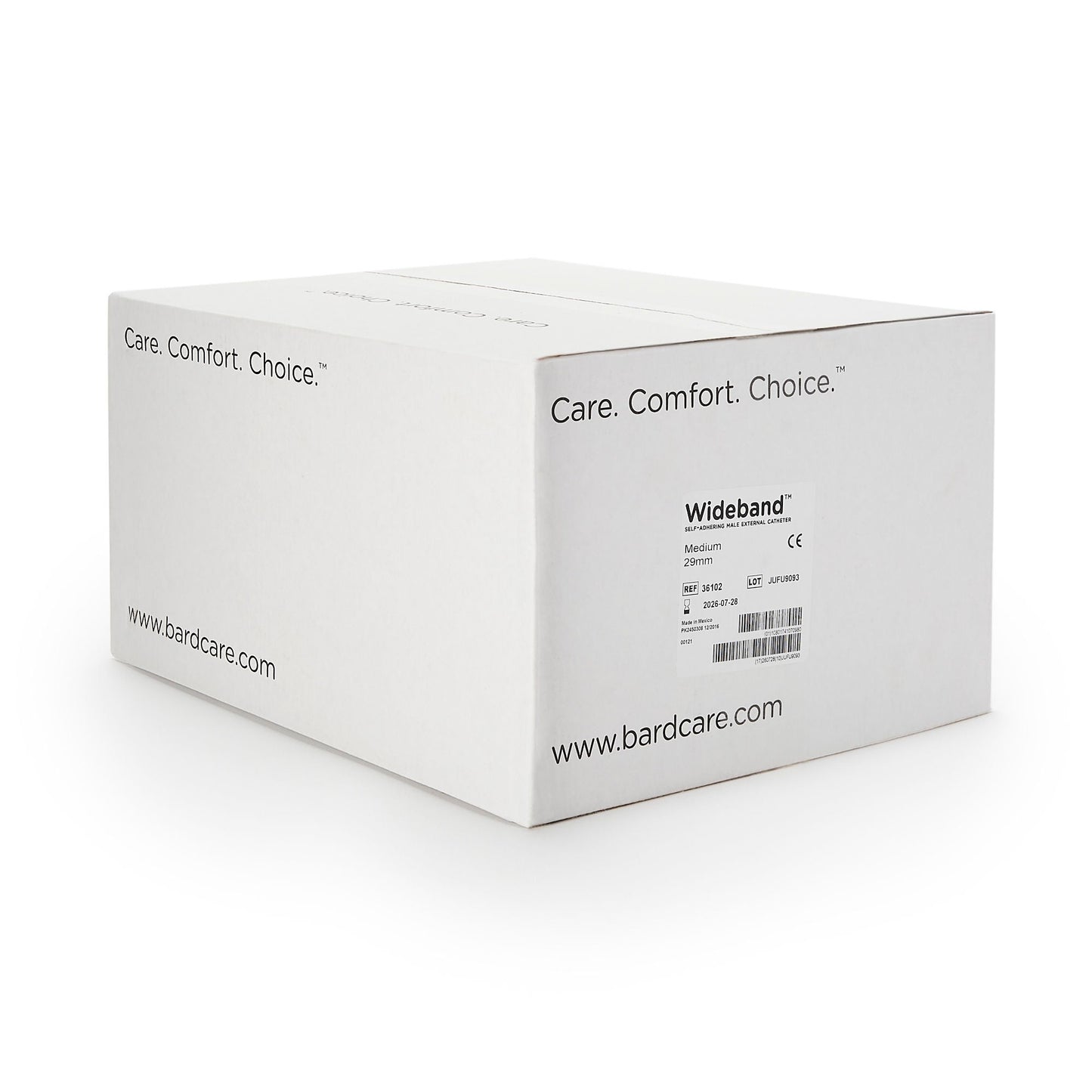 CATHETER, MALE EXTRNL WBAND MED (100/BX) RCHMED
