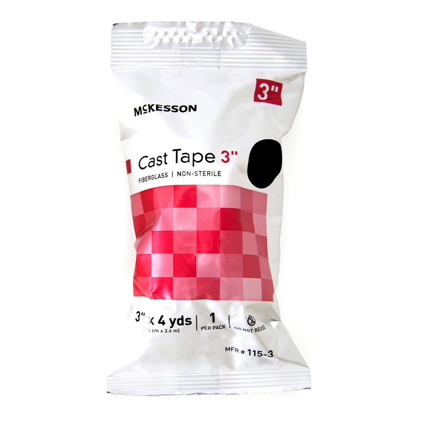 TAPE, CAST BLK LF 3"X4YDS (10RL/BX)