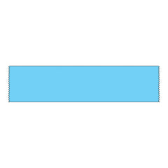 TAPE, INSTRUMENT LT BLU 1/4"X200 (500/RL)