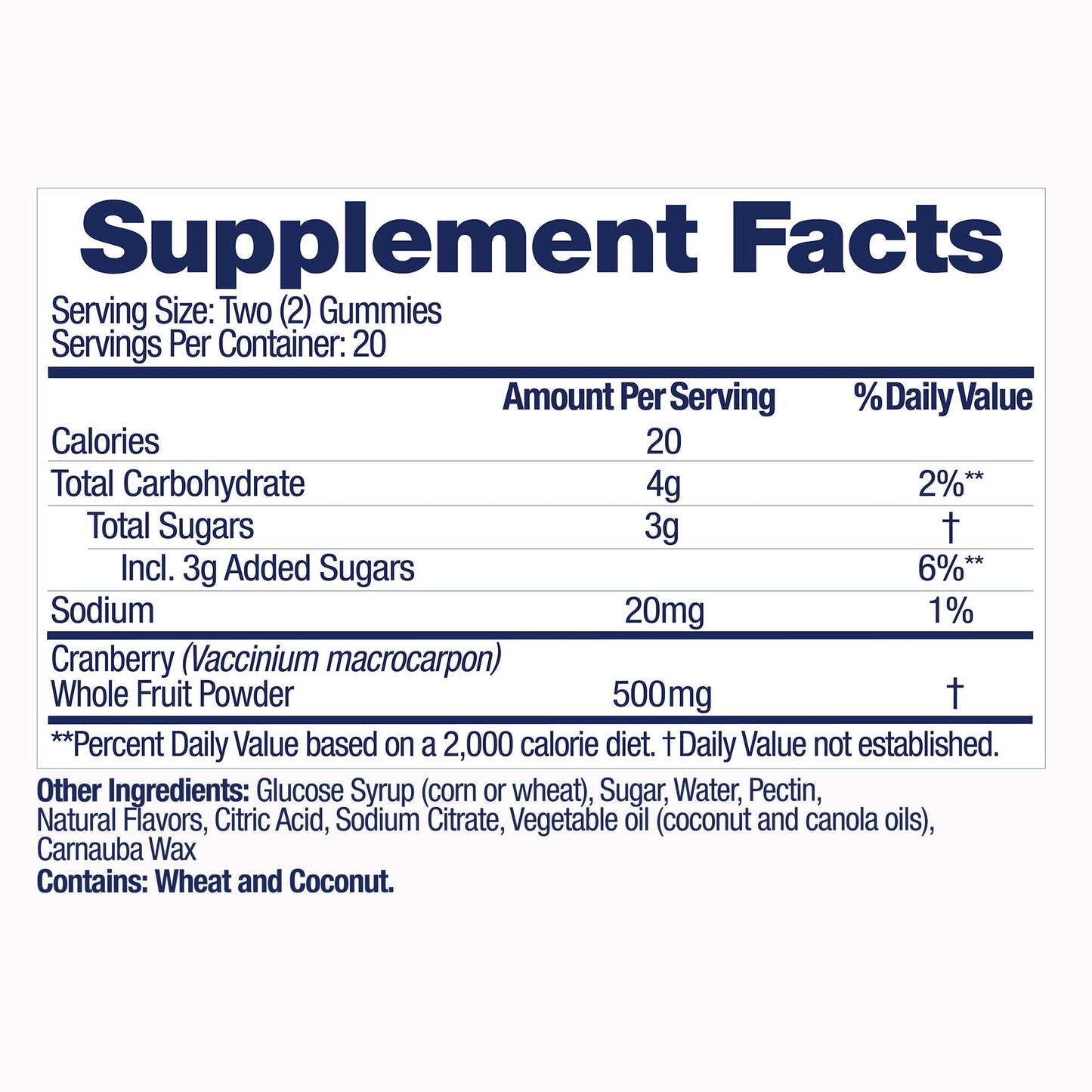 SUPPLEMENT, GUMMIES AZO CRANBERRY (40/BT 24BT/CS)