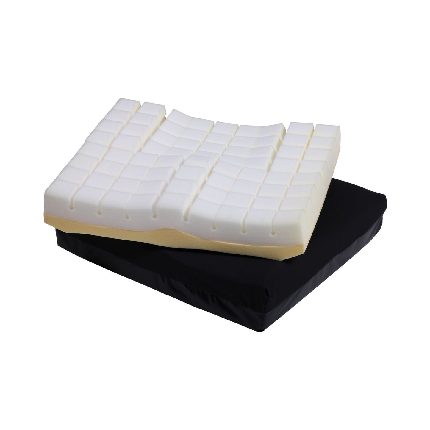 CUSHION, GEO-MATT CONTOUR W/ANTI SLIP CVR 18X16 (6/CS) D/S