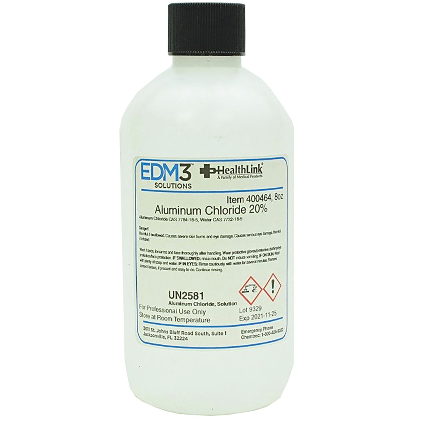 ALUMINUM CHLORIDE, SOL 20% 8OZBICINF
